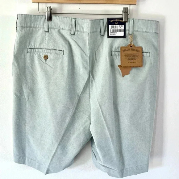 Bill's Khakis Parker Short Classic Fit Summer Oxford Kelly Green Size 40 NWT - Picture 4 of 9